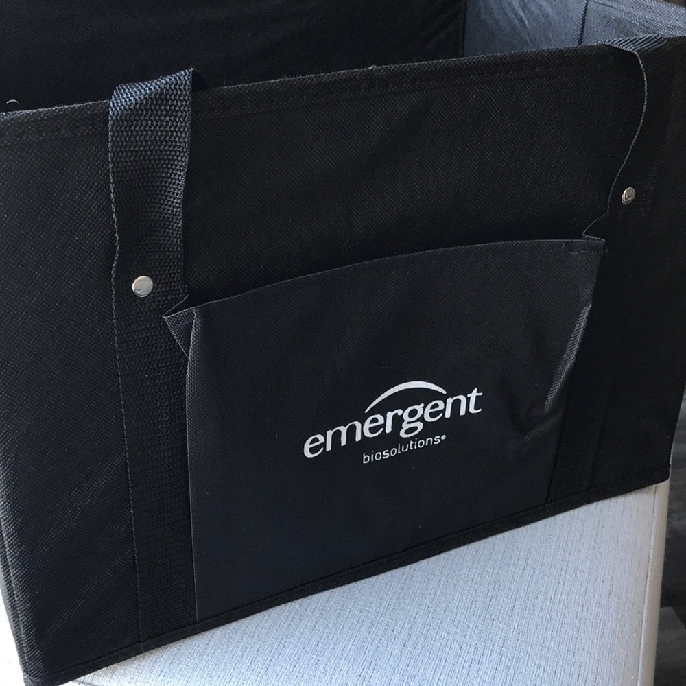 Emergent Biosolutions Ecorite Folding Utility Tote